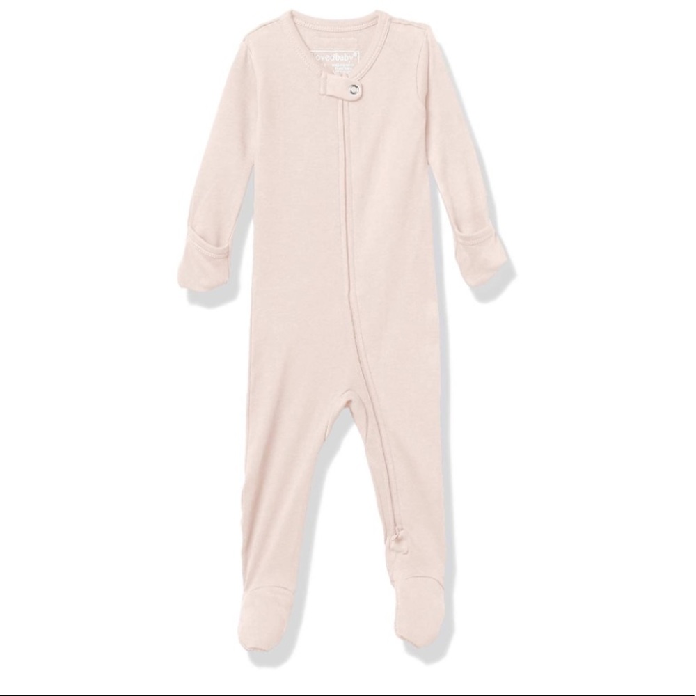 L’oved Baby Organic Baby Zipper Footie Pajamas